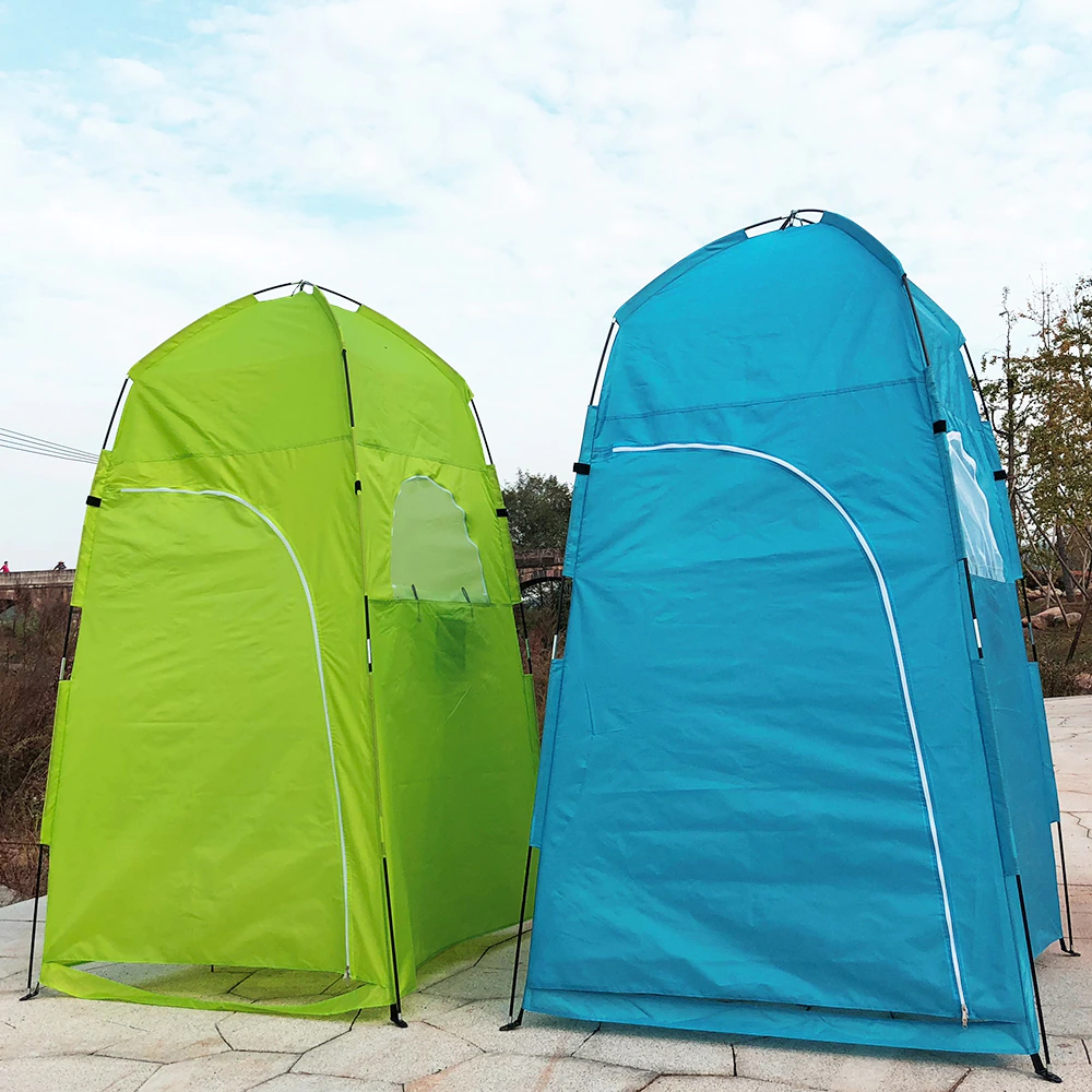 Cheap Goat Tents Portable Outdoor Camping Tent Shower Bath Changing Fitting Room Tent Shelter Camping Beach Privacy Toilet Camping Tent 2022   